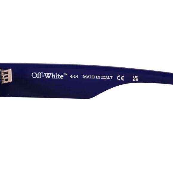 Off-White Rectangle Vancouver Sunglasses - Blue / Blue - NWT - Picture 4 of 9